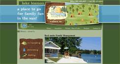 Desktop Screenshot of lakeleamoncampground.com